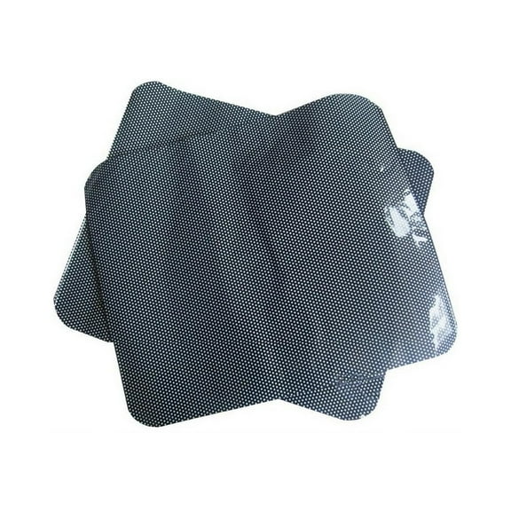 JMXIANG 2 Pairs Car Side Window Sunshade Sticker Adhesive Black Film Stickers for Sun Protection UV Ray Protector Heat Shield Reflector