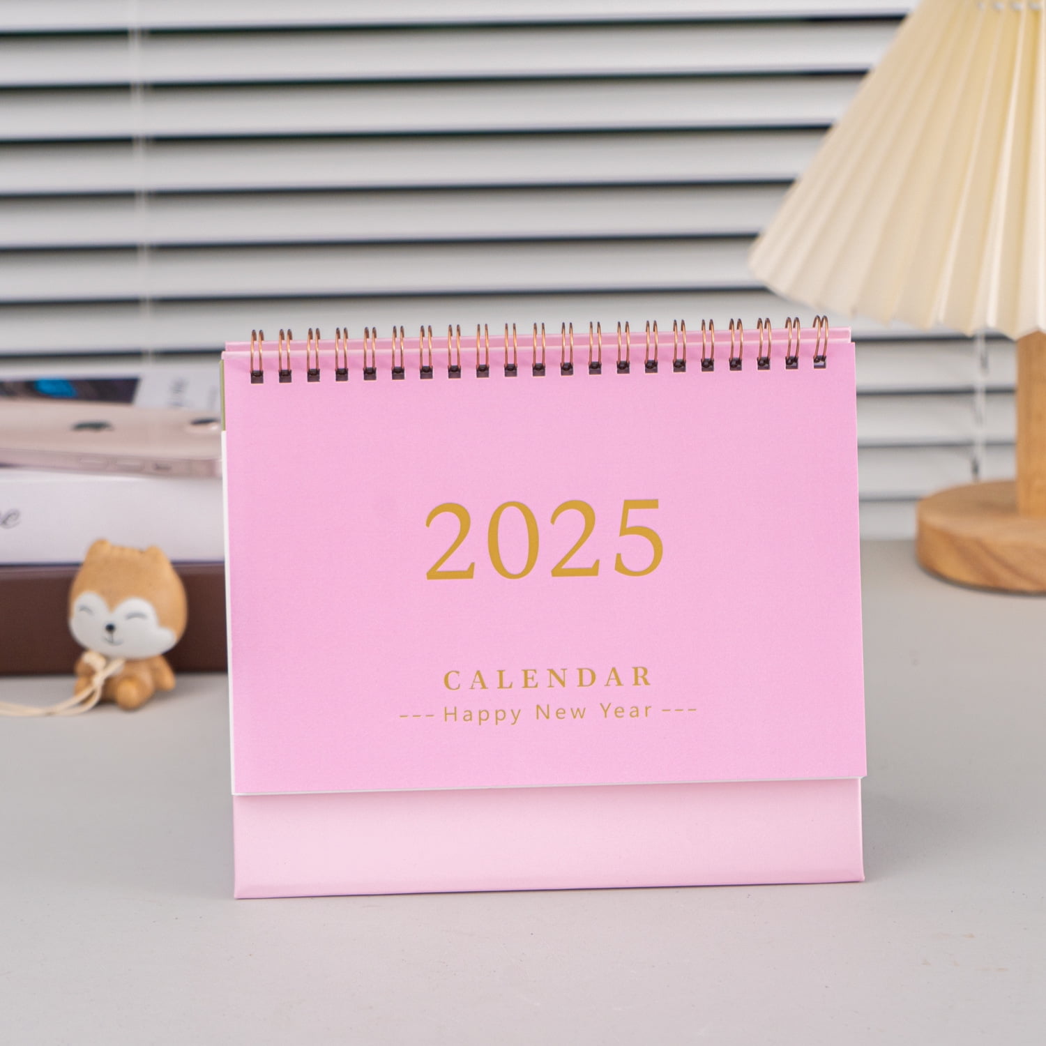 JMXIANG 20242025 Desk Calendar Standing Desktop Calendar Small Desk