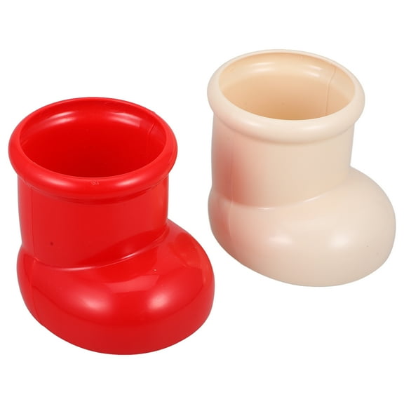 UPGRATOR Creative Pencil Organizer Red For Students Desktop Pencil Holder 2Pcs 11.8X7.9X3.7In