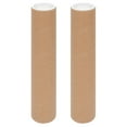 thumbnail image 1 of Brown Poster Tubes for Artwork Storage with End Caps Heavy-Duty Mailing Tubes for Convenient, 1 of 5
