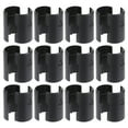 JMXIANG 30 Pairs Wire Shelf Clips Shelving Sleeves Shelf Plastic Lock