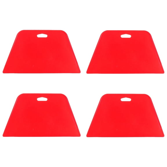 UPGRATOR Window Tint Tool Car Window Tint Film Scraper Red Plastic 4 Pcs