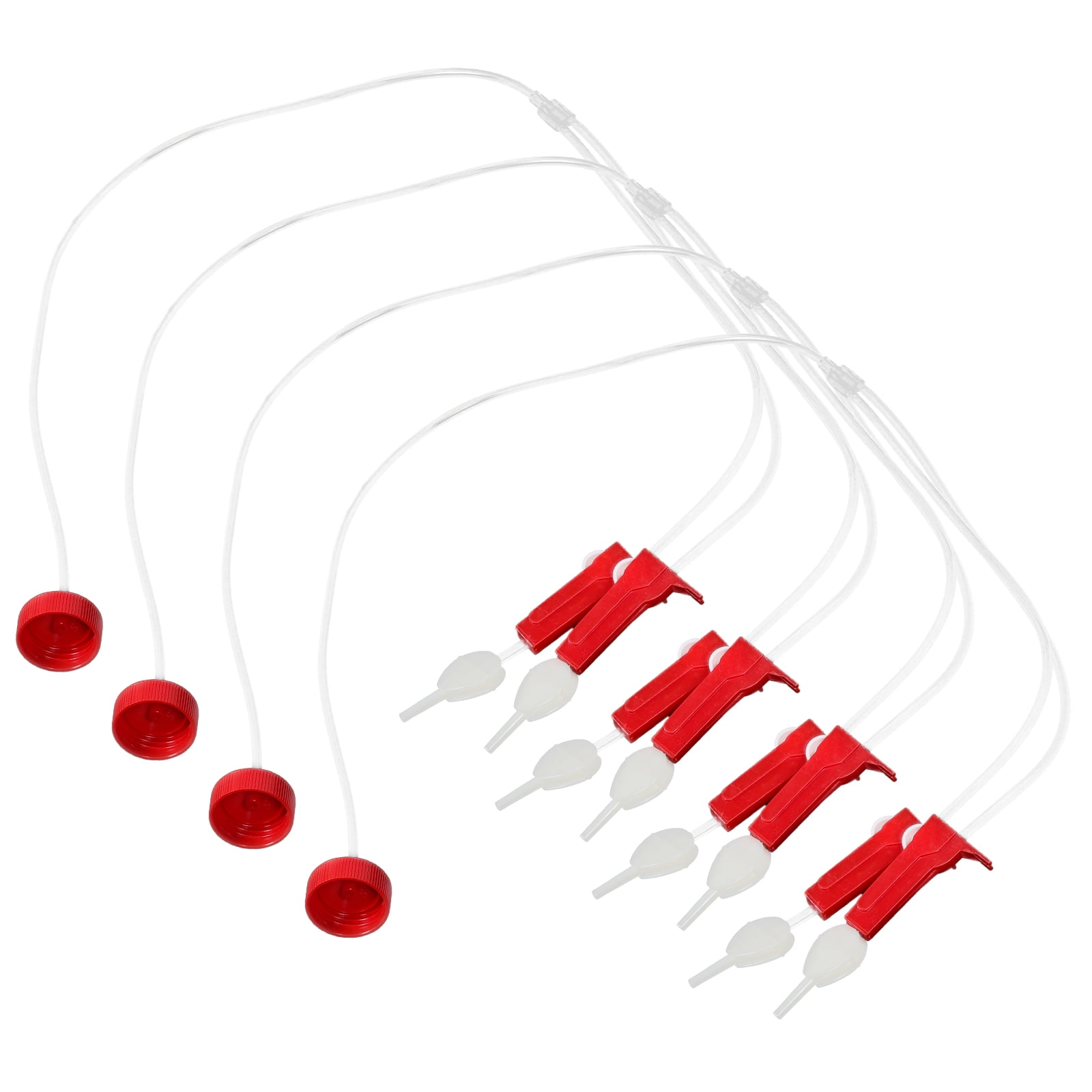 JMXIANG 4 Sets of Gardening Irrigation System Bag Tubes Plastic Tree Infusion Bag Tube Tree