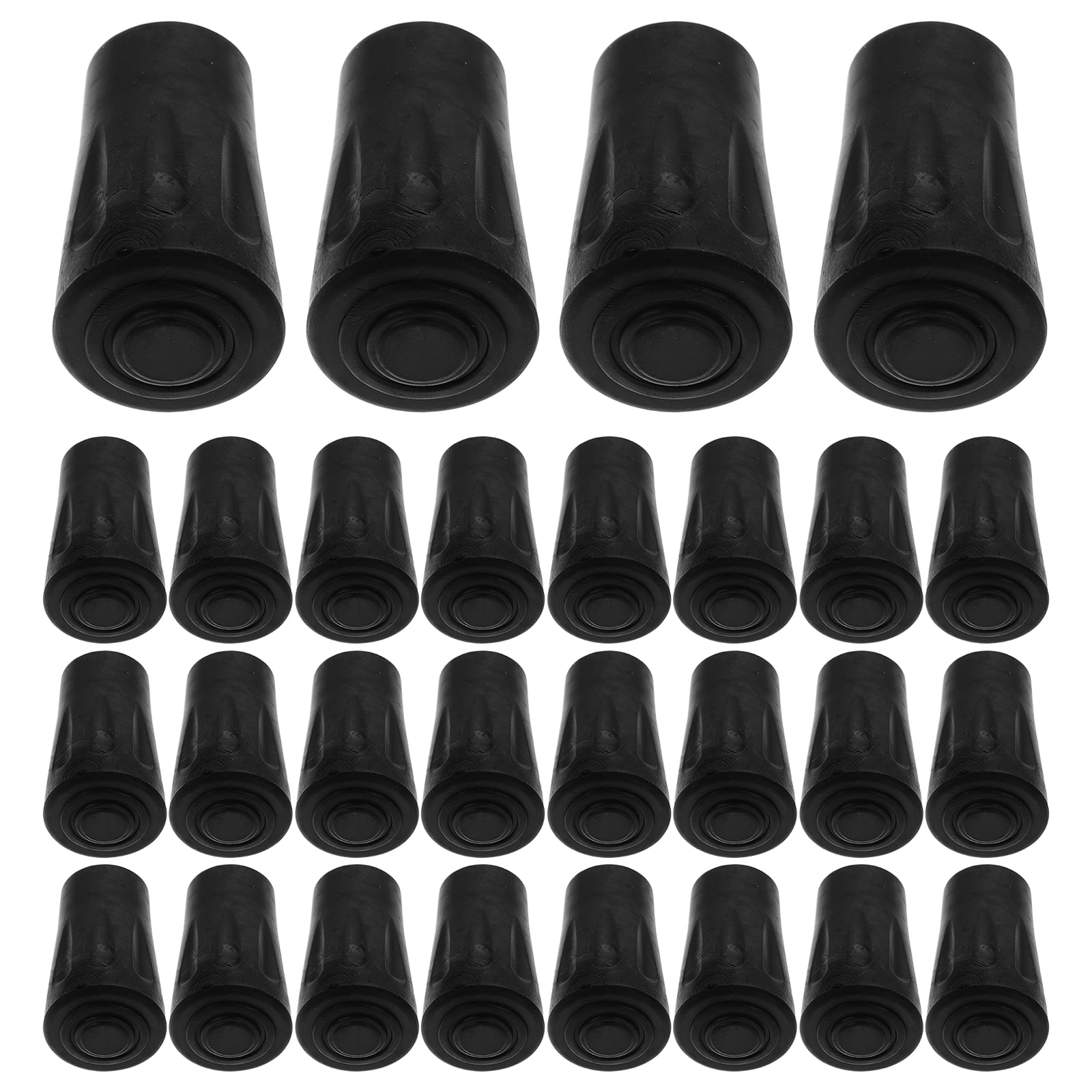 JMXIANG Skiing Poles Tips, 50pcs Trekking Pole Tips Cover Hiking Stick