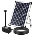 JMXIANG Solar Water Pump Outdoor Fountain Pump Pond Fountain Pump Solar