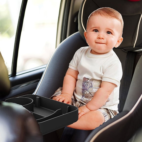 JMYHOAM Car Gadgets Car Accessories Youngster Security Seat Cup Possessor Tray Polymerized Siloxanes Car Baby Tray Portable Easy to Use and Clean Car Accessories on Clearance