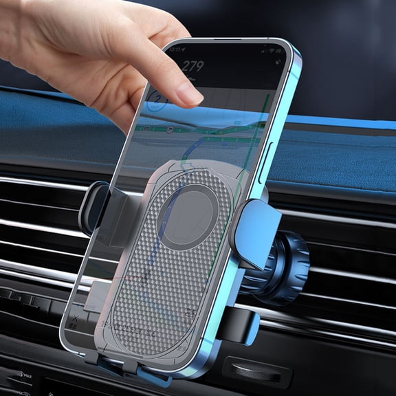 JMYHOAM Car Gadgets Upgrade The Mobile Phone for Vehicle Universal 360 Degree Rotatable Car Navigation Bracket Automatic Clamping Stable and Shockproof Car Accessories on Clearance