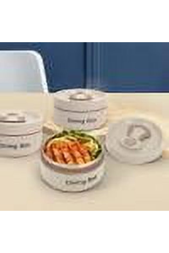 Food Storage Containers Stainless Steel Insulated Lunch Box Japanese Style Lunch Box Portable Office Worker Student Lunch Box with Lid Portable Plastic Organization and Storage