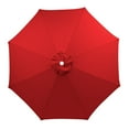thumbnail image 1 of JMYHOAM Home Gadgets Garden Umbrella Outdoor Stall Umbrella Beach Sun Umbrella Replacement Cloth 118 Inch Diameter With 8 Bones Tools, 1 of 4