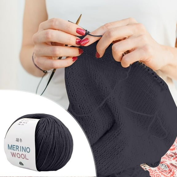 JMYHOAM Home Gadgets Wool Hand-woven Medium Coarse Scarf Hat Overcoat Wool Merinoss Wool Wool Cashmeres Yarn Tools on Sale and Clearance