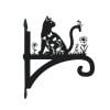 JMYHOAM Home Storage Popular Outdoor Courtyard Metal Chandelier Balcony Suspension Bracket Iron Flower Basket Hanging Basket Birdcage Hook
