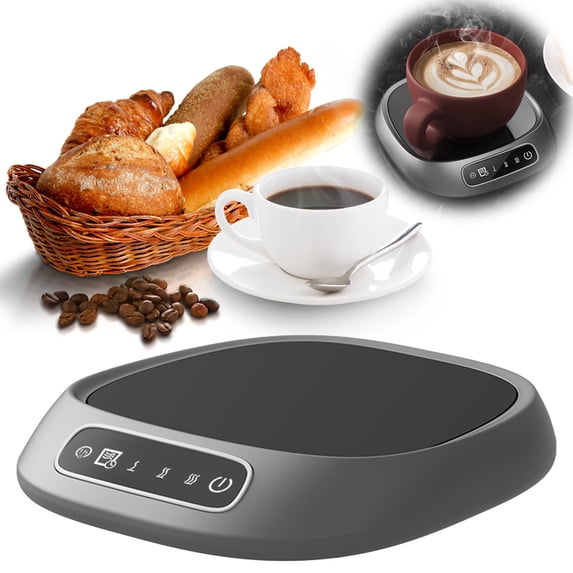 JMYHOAM Kitchen Gadgets Coffee Mug Warmer Fastest Heating Highest Temperature Coffee Cup Warmer for Desk Auto Shut Off 3 Temp Settings 1-8H Timer Smart Electric Beverage Warmer Home and Kitchen