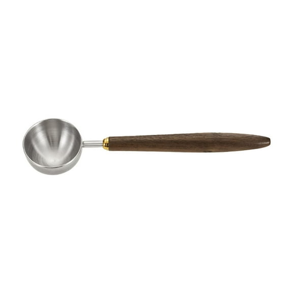 JMYHOAM Kitchen Gadgets Vintage Walnut Handle Measuring Spoon Milk Powder Coffee Spoon Household Kitchen Baking tool Multifunctional Measuring Spoon Home and Kitchen on Clearance