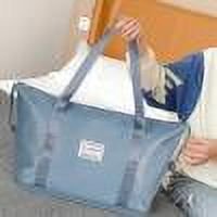 JMYHOAM Large Travel tote Bag, Expandable Gym tote Bag,Carry On Overnight Bags for Women with Trolley Sleeve Wet Pocket,travel Duffel BagsTravel Storage