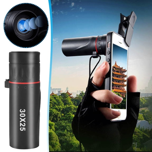 JMYHOAM Outdoor Tools and Gadgets High-power High-definition Monocular Telescope, Mini Mobile Phone Telescope Can Be Connected to Mobile Phone, Professinal Low-light Travel Outdoor Activities