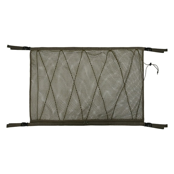 JMYHOAM Storage Bags Car Ceiling Storage Net Car Ceiling Cargo Net Pocket Car Roof Storage Organizer With Zipper Buckle SUV Storage Bag Home Storage