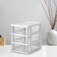 thumbnail image 1 of JMYHOAM Storage Containers Desktop Storage Box, Transparent Small Drawer Desk, Plastic Mini Storage Box, Stationery Storage Box Home and Storage, 1 of 4
