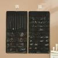 JMYHOAM Storage Containers Hanging Jewelry Organizer Necklace Earrings Rings Hanger with 48 Jewelry Bags Travel Storage Roll with Pockets Hang Closet Wall Door Home and Storage