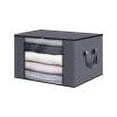 thumbnail image 1 of JMYHOAM Storage Containers Household Clothes Storage Bag Non-woven Bag Wardrobe Quilt Storage Bag Transparent -proof Storage Box Large Size Home and Storage, 1 of 7