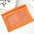 thumbnail image 1 of JMYHOAM Storage Containers Three-hole Pencil Case Zipper Transparent PVC Document Storage Bag Detachable Folder Large Capacity Pencil Case Home and Storage, 1 of 4