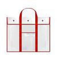 JMYHOAM Storage Gadget Carrying Handle Large Transparent Poster Board Bag for Artwork Board Supplies Charts and Teaching Materials Home and Storage