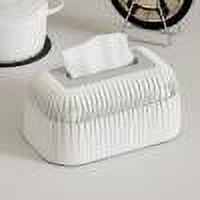 JMYHOAM Storage Gadget Household Desktop Tissue Box Living Room High-end Paper Drawer High Value T Plastic Coffee Table Paper Drawer Home and Storage