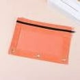 thumbnail image 1 of JMYHOAM Storage Gadget Three-hole Cloth Pencil Case Dan Layer Mesh Large Capacity Zipper Home and Storage, 1 of 5