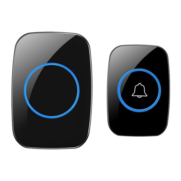 JMYHOAM Wireless Doorbell Household Electronic Remote Control Digital Dingdong Doorbell Children and Elderly Wireless Pager Door Bell for Home