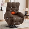 thumbnail image 1 of JMYMRY Power Lift Recliner Chair for Elderly with Massage and Heating,USB Charging Port and 4 Storage Pockets for Living Room, Brown, 1 of 8