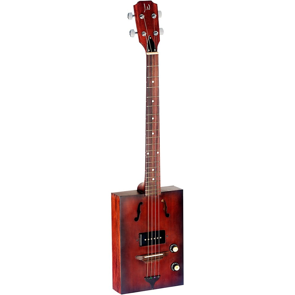 JN GUITARS HOGSHEAD Series Freted Right Handed 5-String Acoustic-Electric Bass Guitar, 2-Color Sunburst