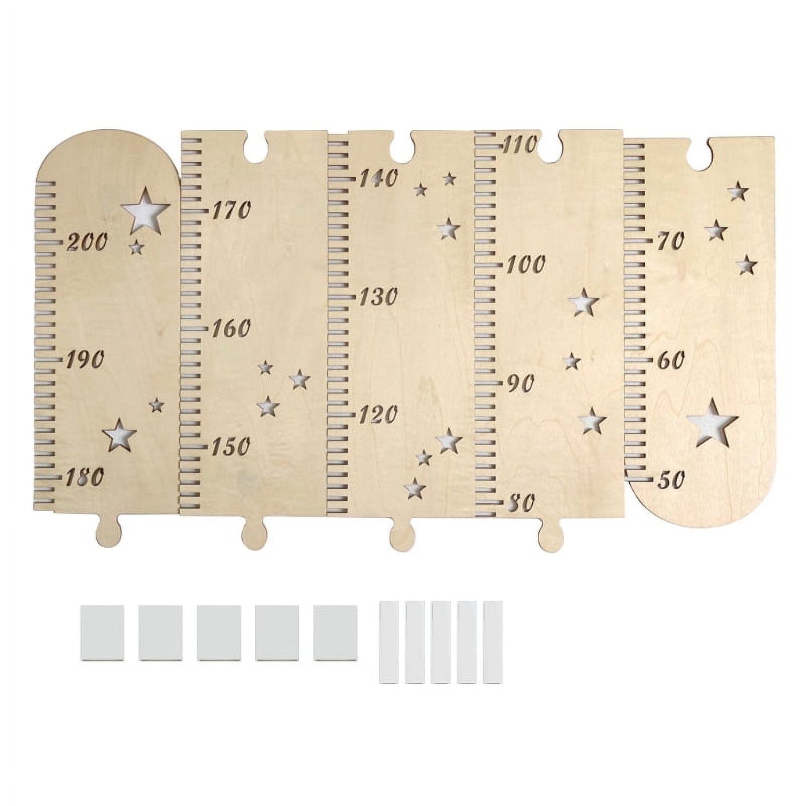 JNANEEI 1Set Kids Height Growth Chart Ruler Multipurpose Measuring Tool