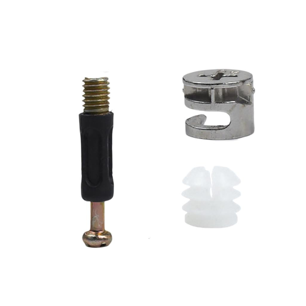 JNANEEI 20Pcs Cabinet Desk Link Fixer Eccentric Wheel Nut Connection ...