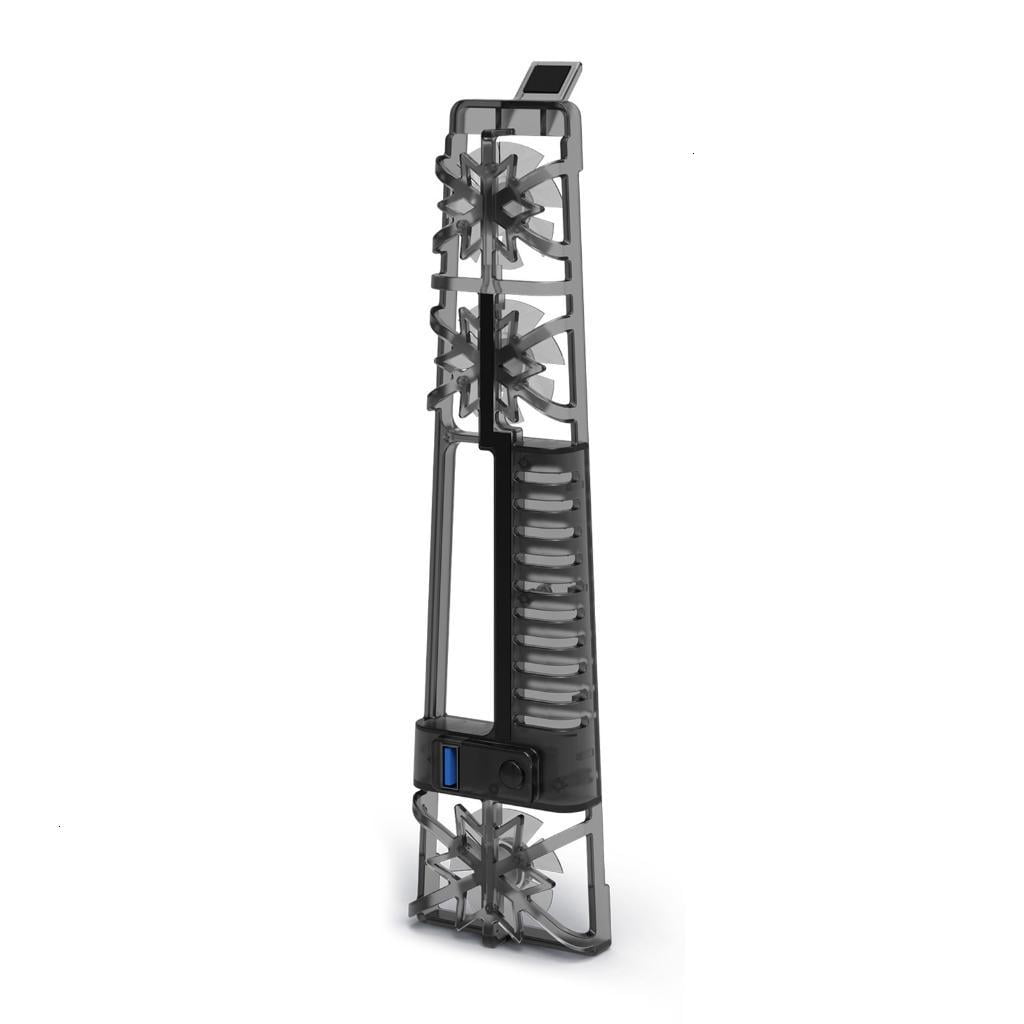 JNANEEI Cooling Fan with RGB Light, Quiet for Slim 3 Fan Speed Setting ...