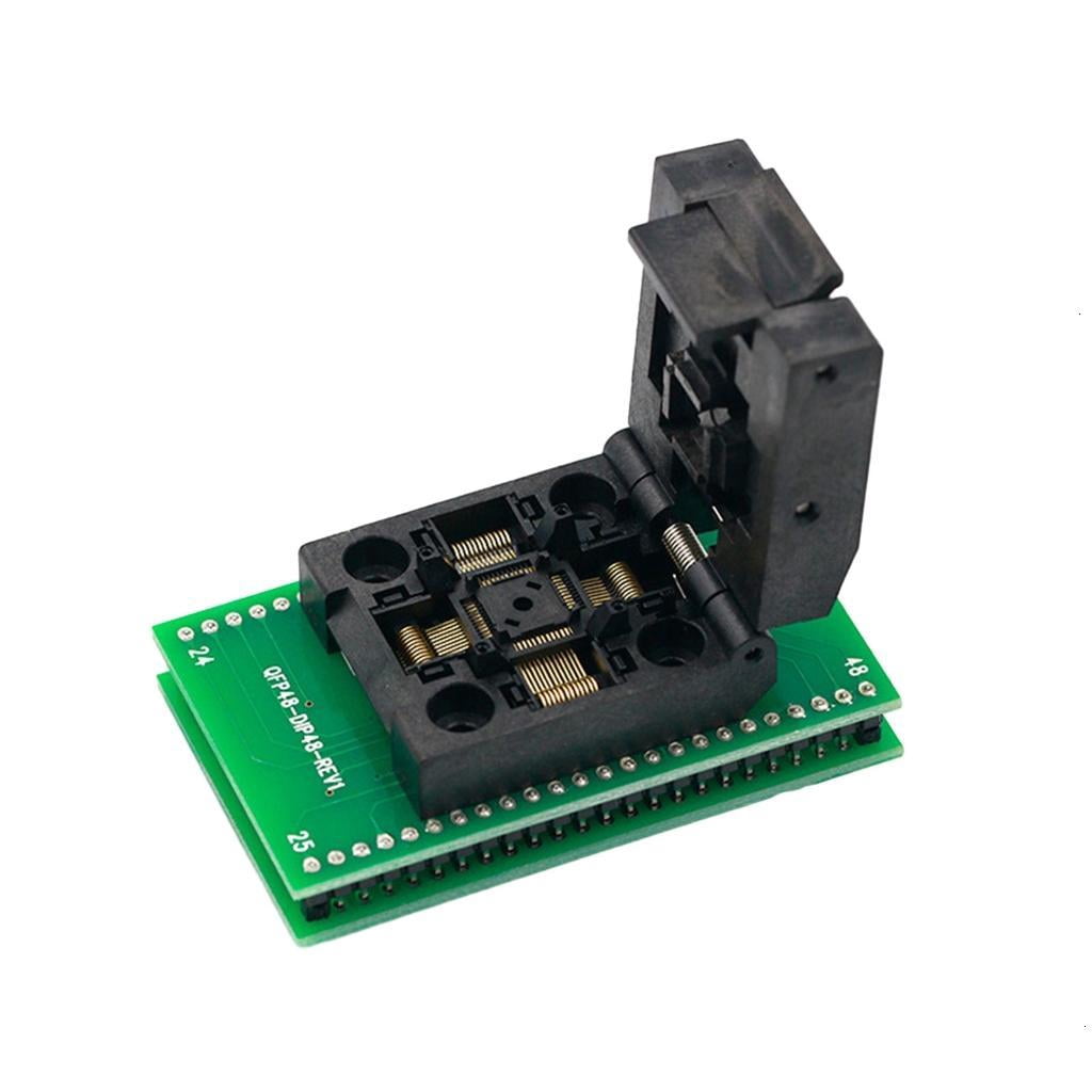 1PCS TQFP48 QFP48 To DIP48 SA248 IC Programmer Adapter Clamshell Test Socket CA