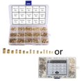 thumbnail image 1 of CIYISON Female Thread Knurled Threaded Embedment Hot Melt Insert Brass Assortment for 3D Printing Molding, 1 of 8