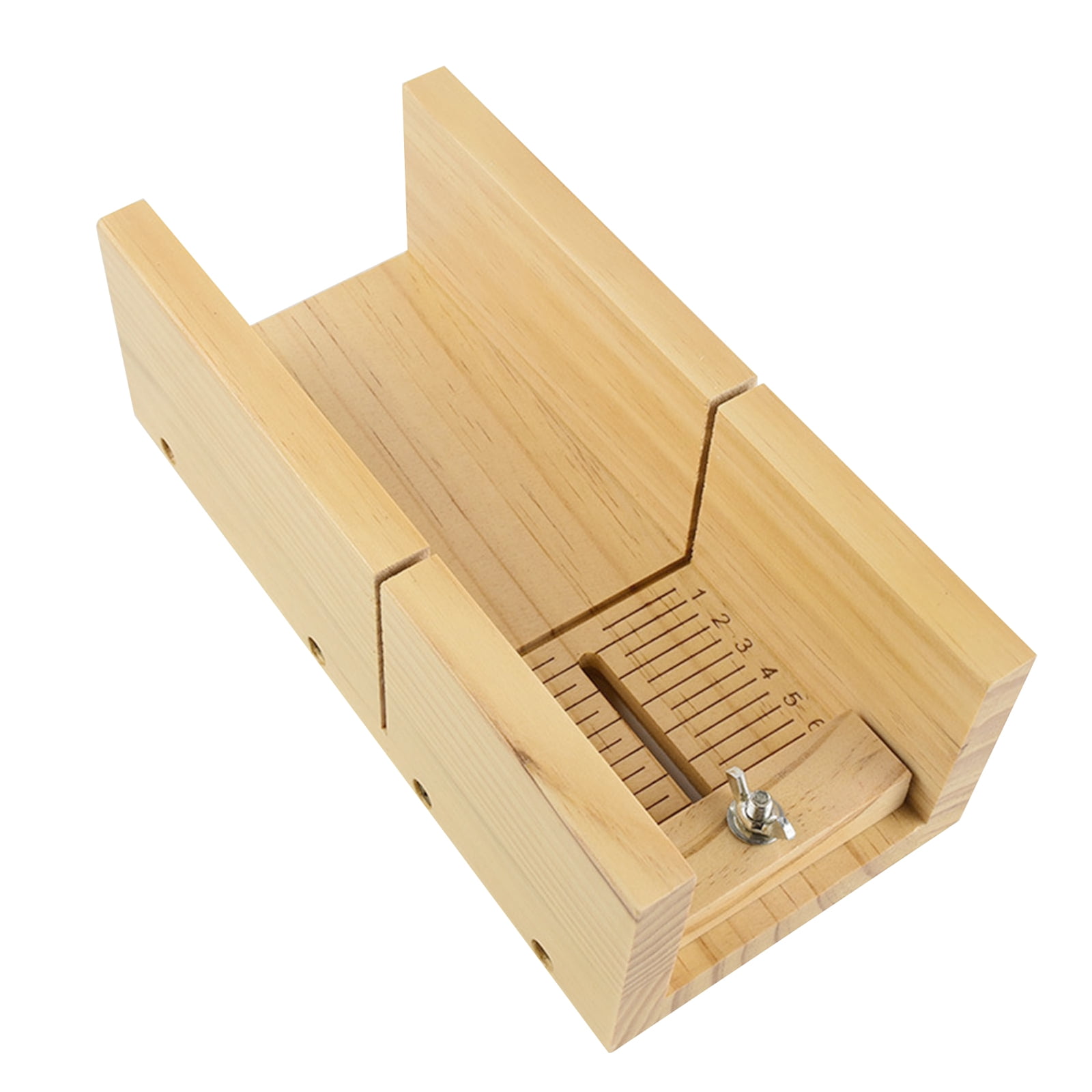 JNANEEI Multifunctional Wood Soap Cutter Mold Box DIY Handmade Soap Loaf Cutting Tools