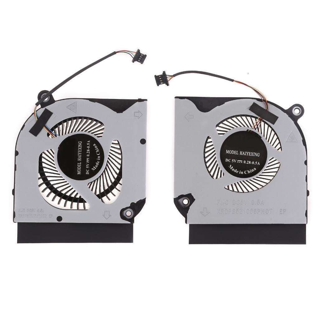 JNANEEI PC CPU GPU Cooling Fan DC5V Laptop Radiator For AN515-55 AN515 ...