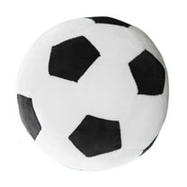JNANEEI Plush Soccer Cushion Football Shape Stuffed Pillow For Soccer Enthusiasts