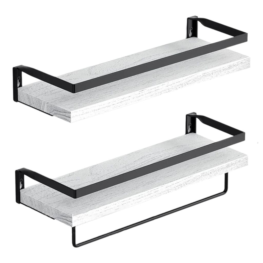 Curated visual reference: Space Saving Wall Storage Solutions Reference: Jnaneei Space Saving Wall Shelves Stand Holder For Bathroom And