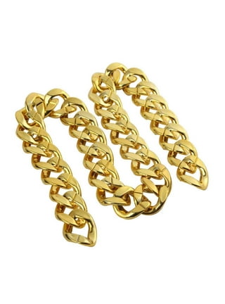 Big gold rope chain fake best sale