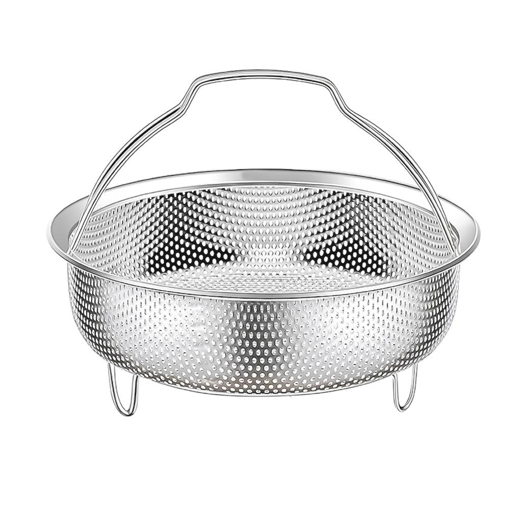 Meat Draining Rack JNANEEI Stainsless Steel Steamers Drain Basket Steaming Rack Stand with ...