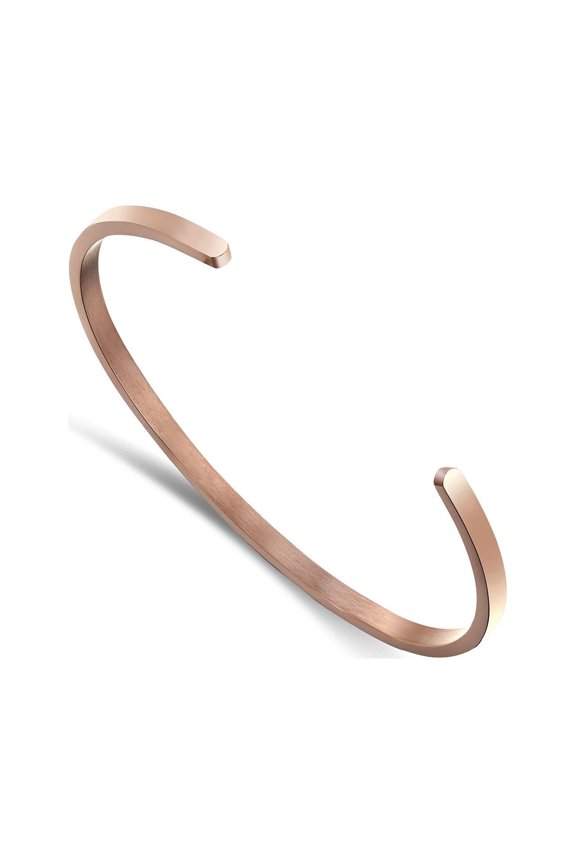 JNB/3001/ Plain Stainless Steel Cuff Bracelet for Personalized Gift