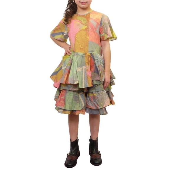 JNBY Bottom Ruffles Short Sleeve Shirt