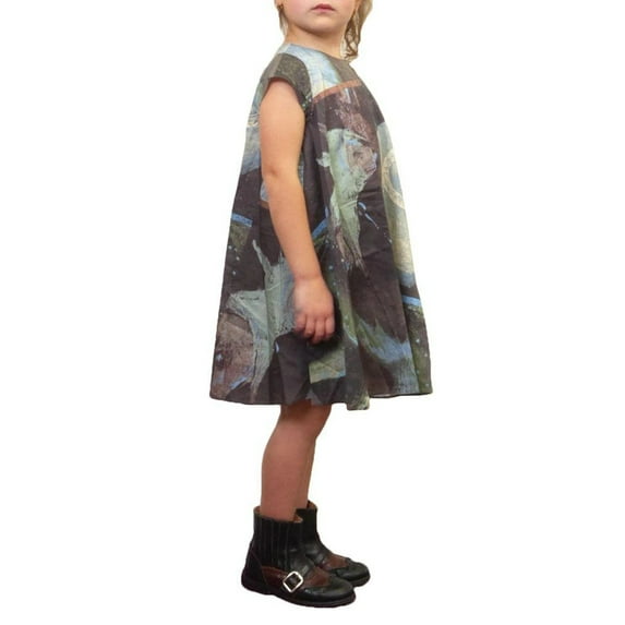 JNBY Multi Print Cap Sleeve Dress