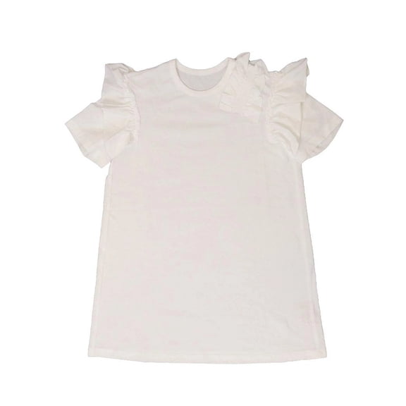 JNBY Ruffle Short Sleeve T-shirt Dress