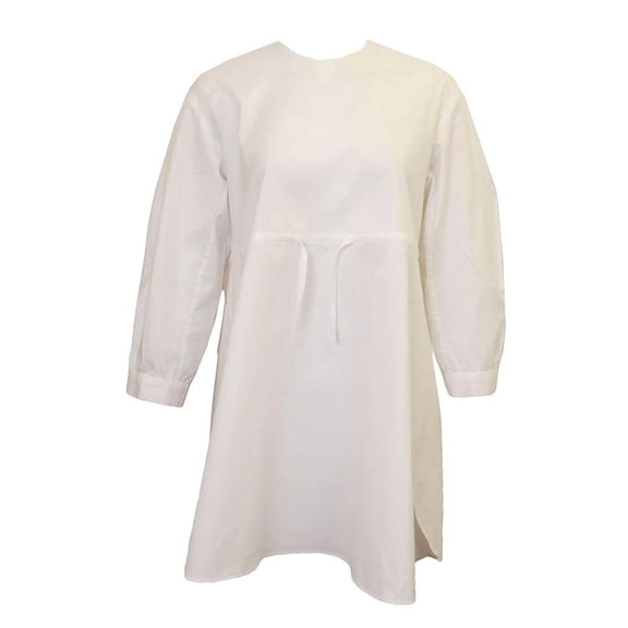 JNBY White Drawstring Waist Dress
