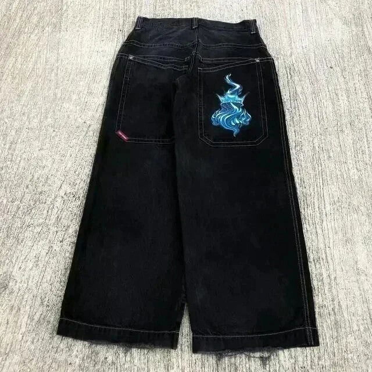 JNCO Jeans Y2K Womens Harajuku Retro Hip Hop Embroidery JNCO Jeans Y2K Womens Harajuku Retro Hip Hop Embroidery