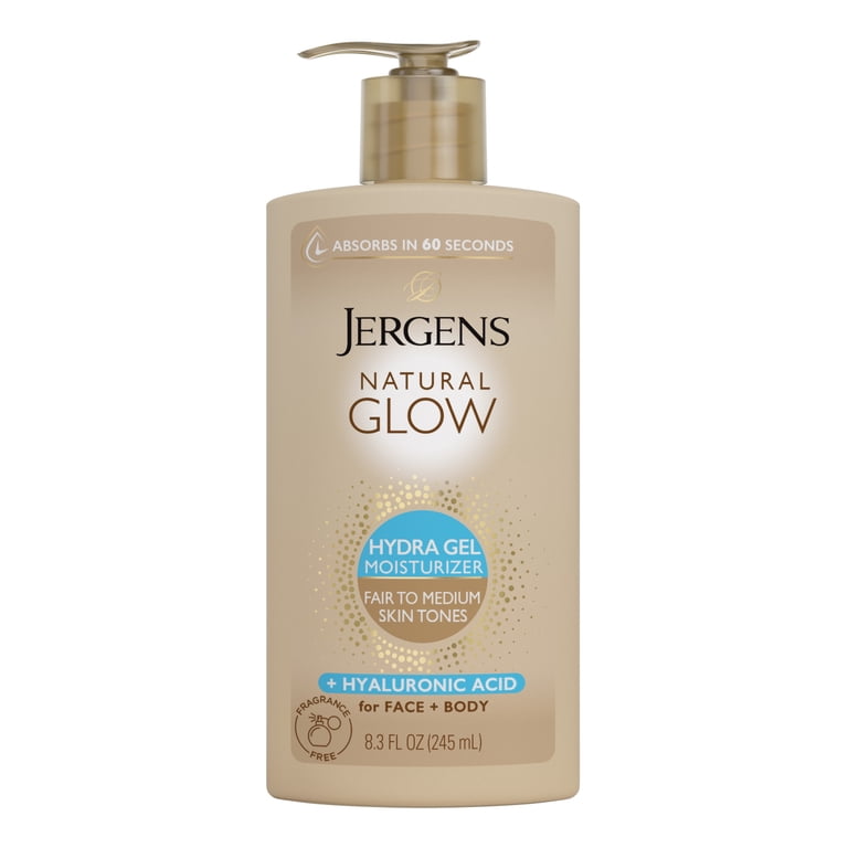 Jergens Natural Glow Hydra Gel Moisturizer, Gradual Tanning Lotion