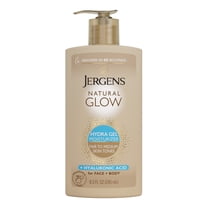 Jergens Natural Glow Hydra Gel Moisturizer, Gradual Tanning Lotion, Fair to Medium, 8.3 Fl Oz
