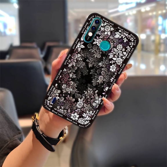 JNG-Phone Case For Itel A56/A56 Pro, Silicone Cartoon Full wrap Durable TPU Cute Protective Back Cover Graffiti Soft case Phone Protector Anti-dust Fashion Design Shockproof Waterproof